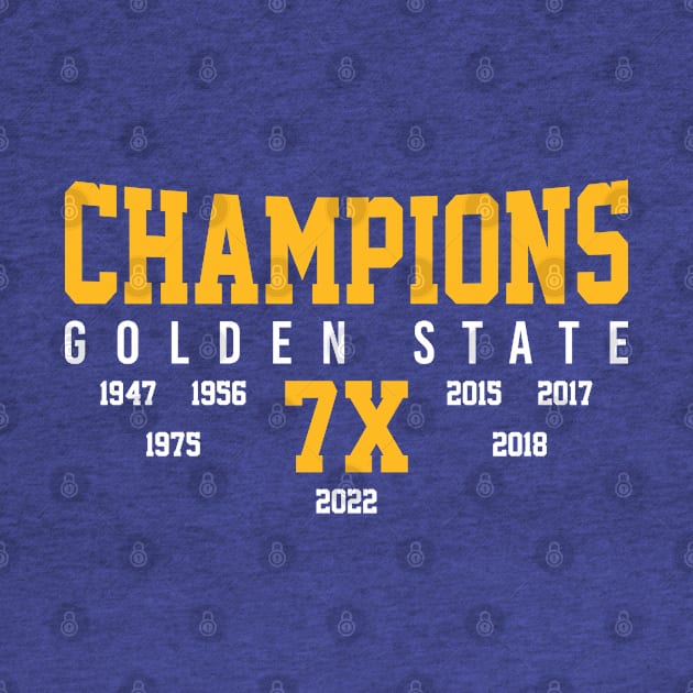 Champions 2022 Golden State Basketball by Genie Designs